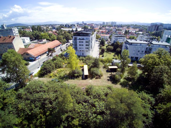 Krater, gradbena jama Bežigrad, ljubljana.