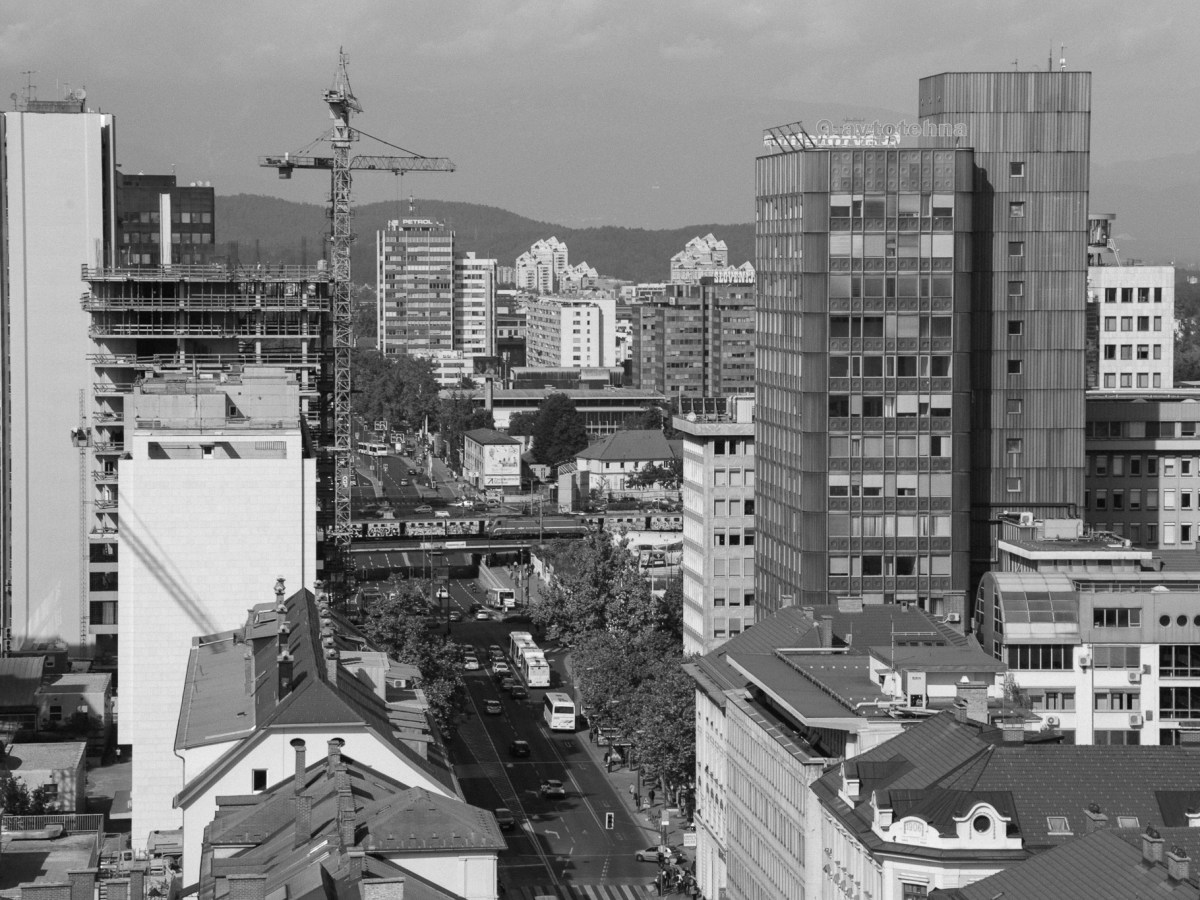 Ljubljana s ptičje perspektive/ Bird’s-eye view of&nbsp;Ljubljana